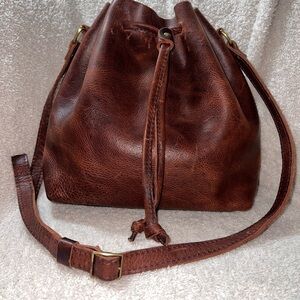 SOLD !! Portland Leather Bucket Bag